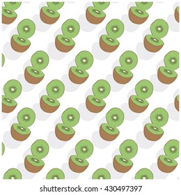 FRESH FRUITS PATTERNS. KIWIS