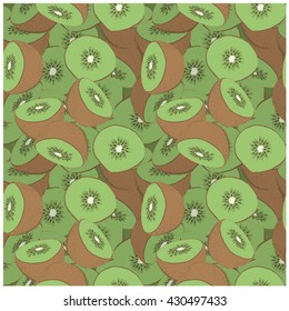 FRESH FRUITS PATTERNS. KIWIS