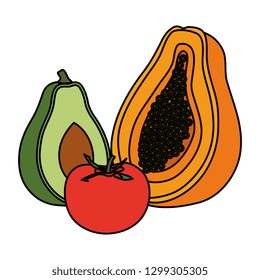 fresh fruits and vegetables
