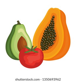 fresh fruits and vegetables