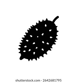 Fresh Gac Fruit with Spiky Exterior Ready for Harvest