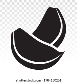 fresh garlic cloves flat vector icon for apps and websites