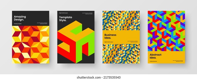 Neue Kollektion geometrischer Formen für das Titelbild. Minimalistische Flieger-Vektordesign-Layout-Komposition.