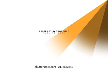 Fresh glowing orange abstract web on geometric background and layers of vector elements for presentation design.