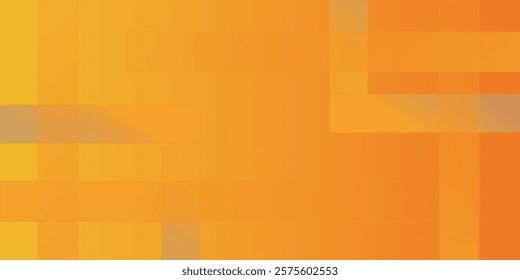 Fresh glowing orange gradient web abstract background geometry and vector layer elements for presentation design.