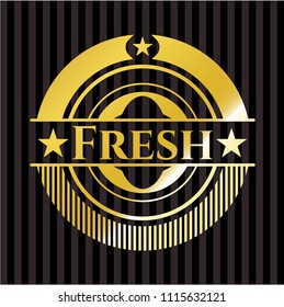 Fresh golden emblem