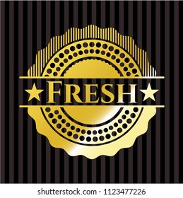 Fresh golden emblem