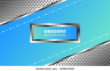 Fresh Gradient Silver Metallic Background Modern, Suitable for Flyer, Web Banner, Brochure, Poster, Landing Page, Presentation, Wallpaper