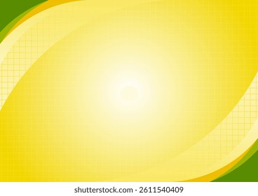 fresh gradient wave background in white yellow green