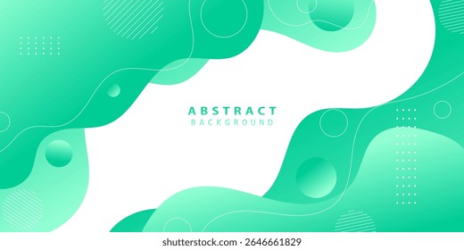 Fondo fresco de la onda Abstractas verde, minimalista para la onda verde que futurista y limpio, conveniente para el negocio, anuncios, Anuncio.