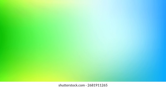 Fresh green and blue gradient with smooth blending, perfect for modern abstract and digital background designs.  
