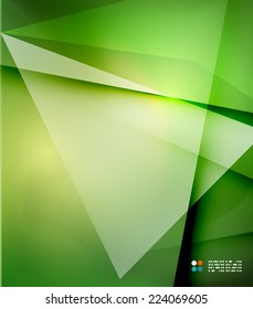 Fresh green blur wave and colors, abstract background