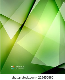 Fresh green blur wave and colors, abstract background