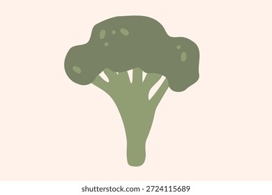 Brócoli verde fresco, Ilustración vectorial, comida saludable, verduras orgánicas, para Anuncios y Diseño web