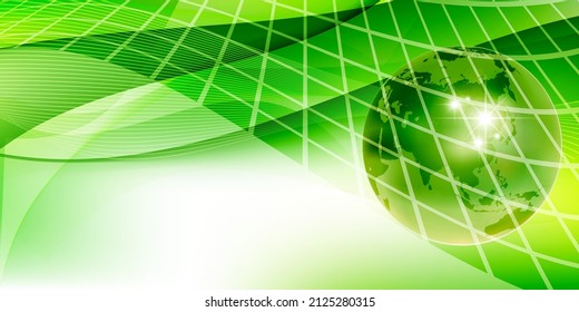 Frische grüne Erde, Wellenhintergrund