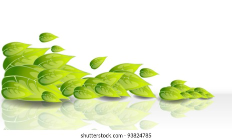 fresh green eps10 vector background