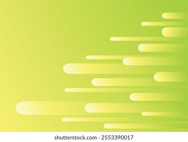 A fresh green gradient background with smooth, horizontal elongated shapes