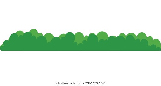Fresh green grass on white background. Vector illustration