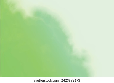 fresh green Japanese paper watercolor background