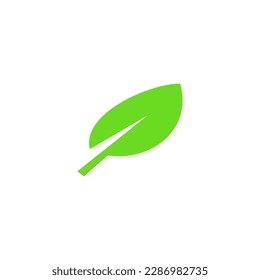 fresh green leaf design vector