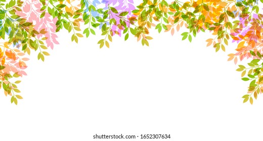 Fresh green leaf green nature background