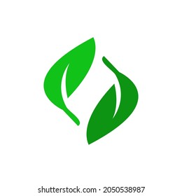 Fresh Green Leaf Vector Illustration For Logo Or Anything