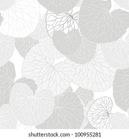 Fresh green leaves background - vector illustration