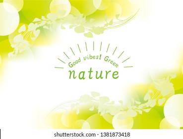 Fresh green in the light