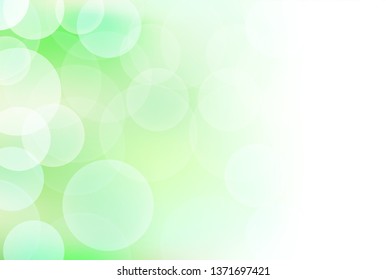 Fresh green light green background