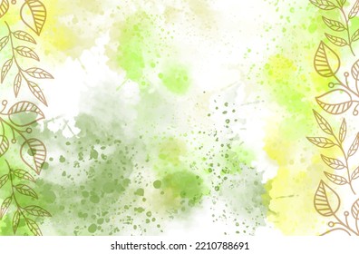 Fondo del cielo verde claro fresco