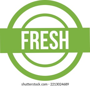 Fresh Green Rounded  Stamp suitable for many uses