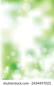fresh green sky watercolor background