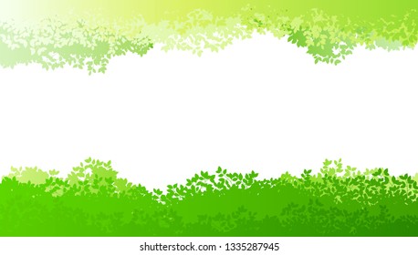 Fresh green and sun leaves background material