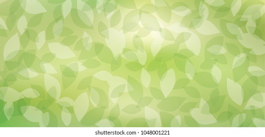 Fresh green vector background