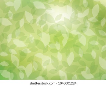 Fresh green vector background