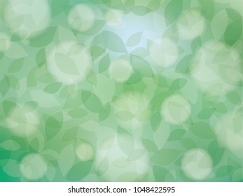 Fresh green vector background