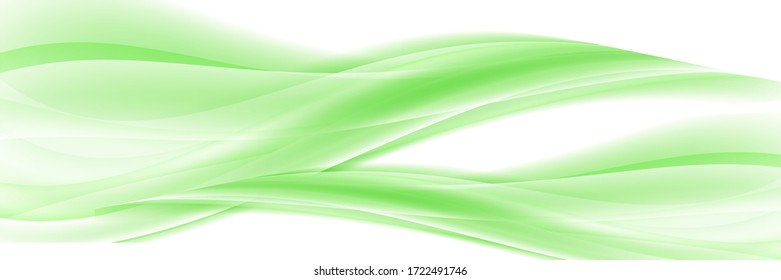 Fresh green wave green background