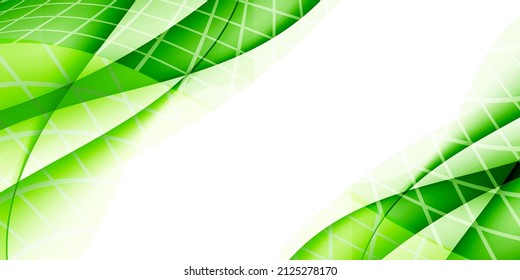 Textura de fondo de onda verde fresca 