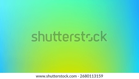 Fresh green, yellow, and blue gradient mix with smooth flow, creating a vibrant and lively abstract background.  