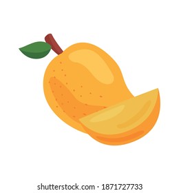 fresh guava fruit healthy food icon vector illustration design