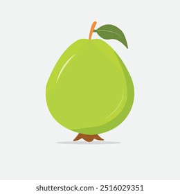 Fresh guava isolate on white background