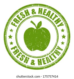 Fresh and healthy food stamp