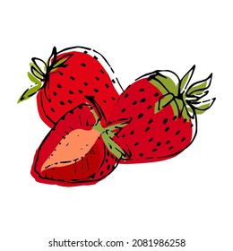 Fresh healthy food. Vegetarian healthy food. Natural product. Healthy organic vegan food. Vector icon. Healthy diet. 