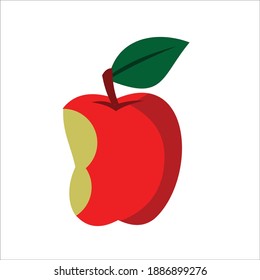 fresh healthy fruit apple vector design. good for diet logo
