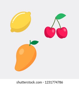 fresh healthy fruit diet menu vector design