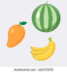 fresh healthy fruit diet menu vector design
