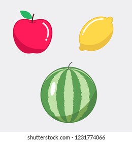 fresh healthy fruit vector design