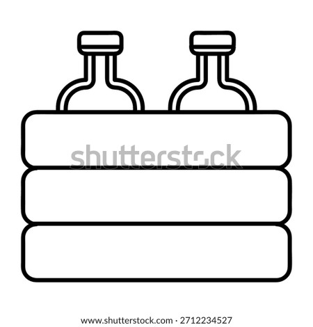 Fresh and Healthy Milk Bottles in Flat Design for Your Daily Routine