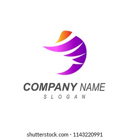 fresh and healthy people logo template