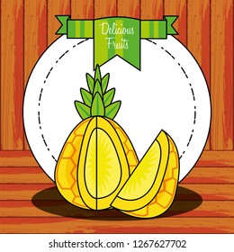 fresh healthy pineapple fruit